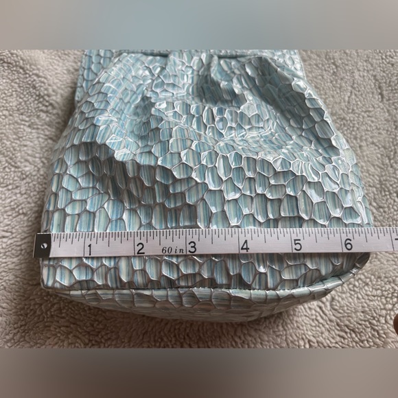 SOLDSOLDSOLDMaryam Nassir Zadeh Glow Purse Hangbag Sky Fish beaded handle strap - Picture 15 of 16